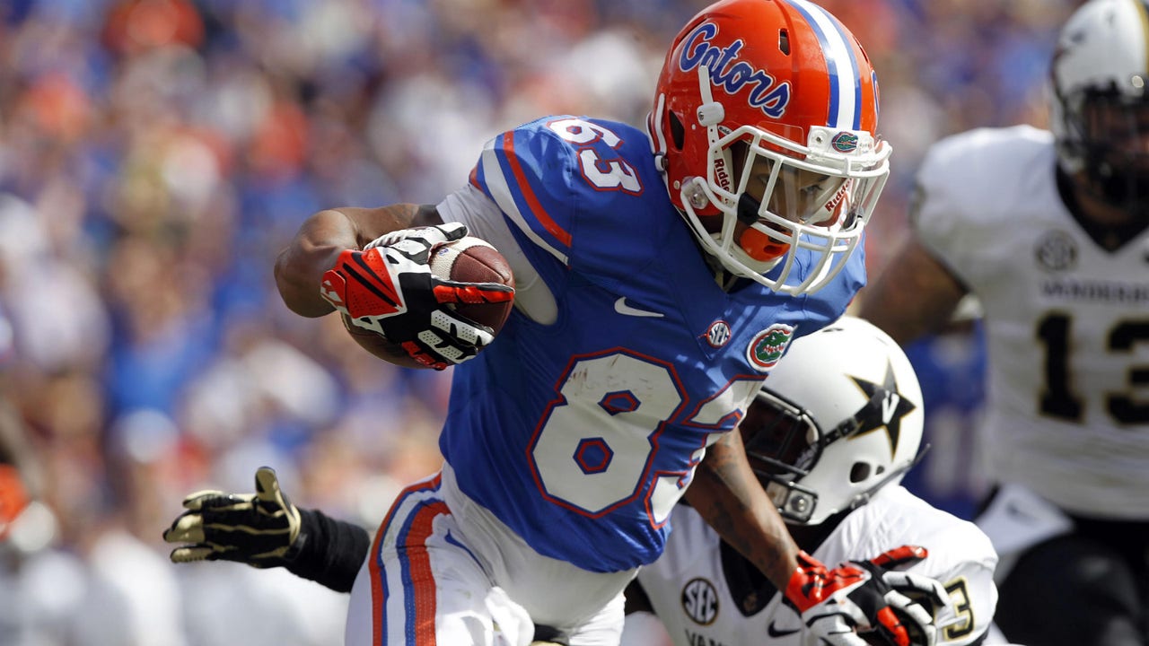 Receiver Solomon Patton shines in rain during Gators' Pro Day